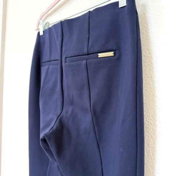 Lilly Pulitzer Travel Pant Skinny Ankle Navy Blue Ponte Stretch Medium Preppy - Picture 4 of 6